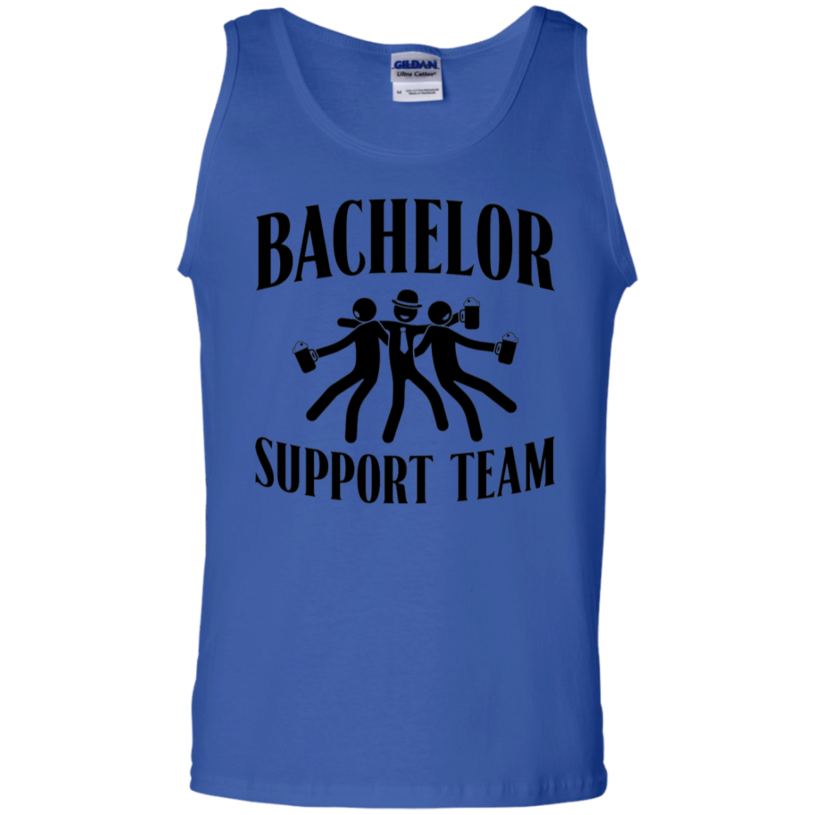 Bachelor Party Funny Support Team Tank Top