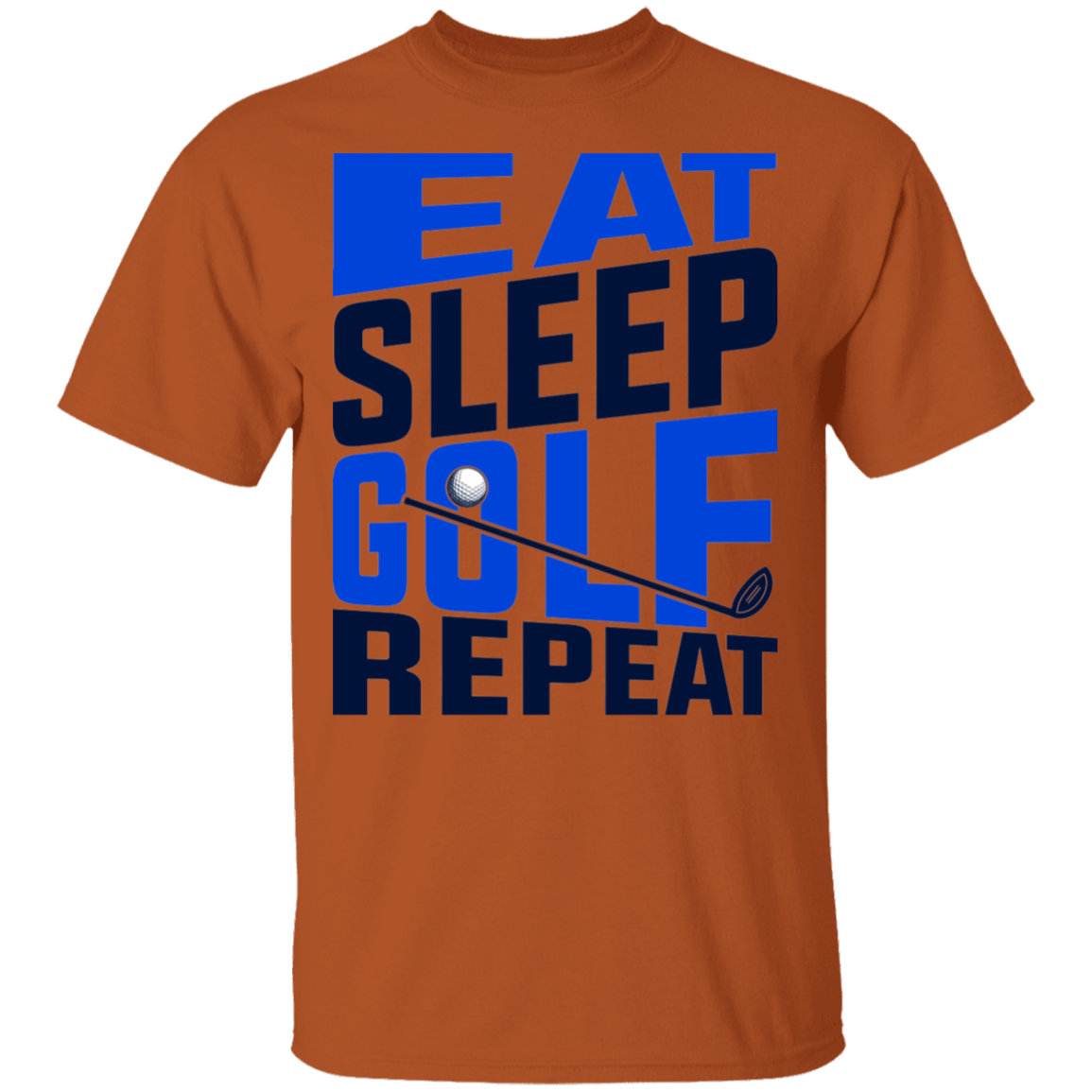 Eat Sleep Golf Repeat Golfing T-Shirt
