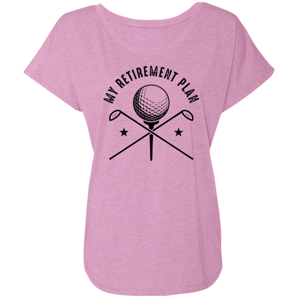 My Retirement Plan is Golfing Women's Dolman Sleeve