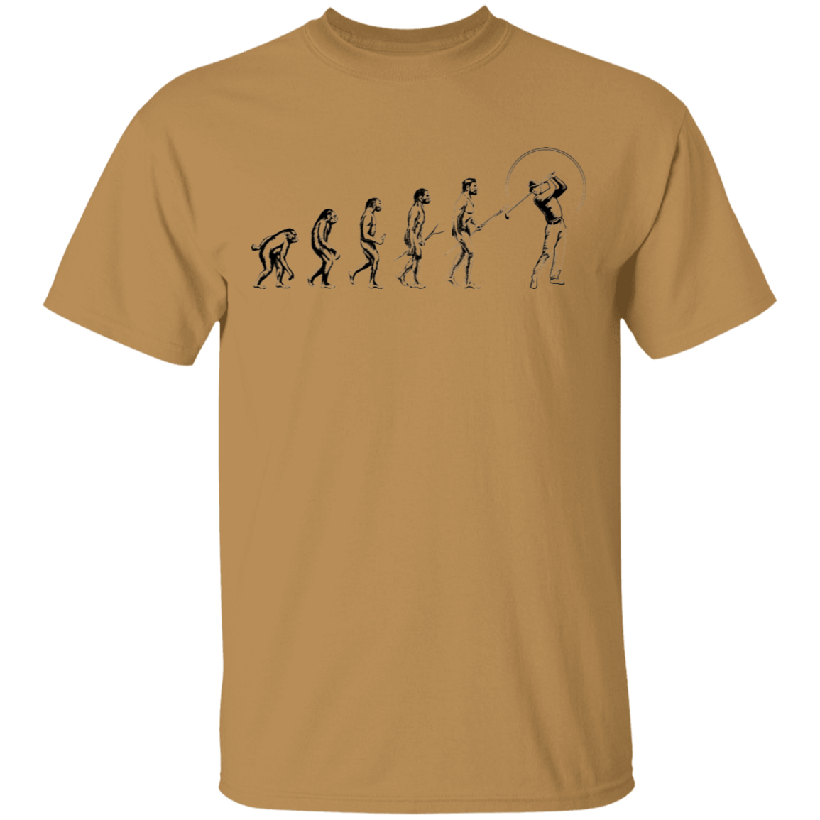 Evolution of Golfing Funny Golf T-Shirt