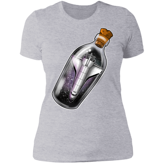 Spacecraft in a Bottle Spaceship Women's T-Shirt
