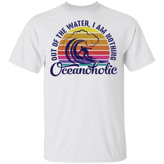 Oceanholic Surfing Beach Ocean T-Shirt