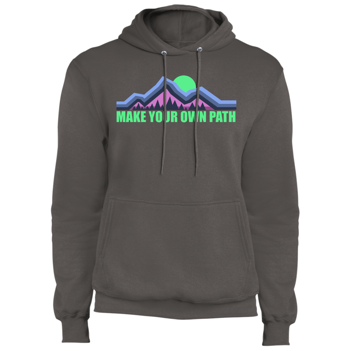 Make Your Own Path Hiking Camping Nature Premium Pullover Hoodie