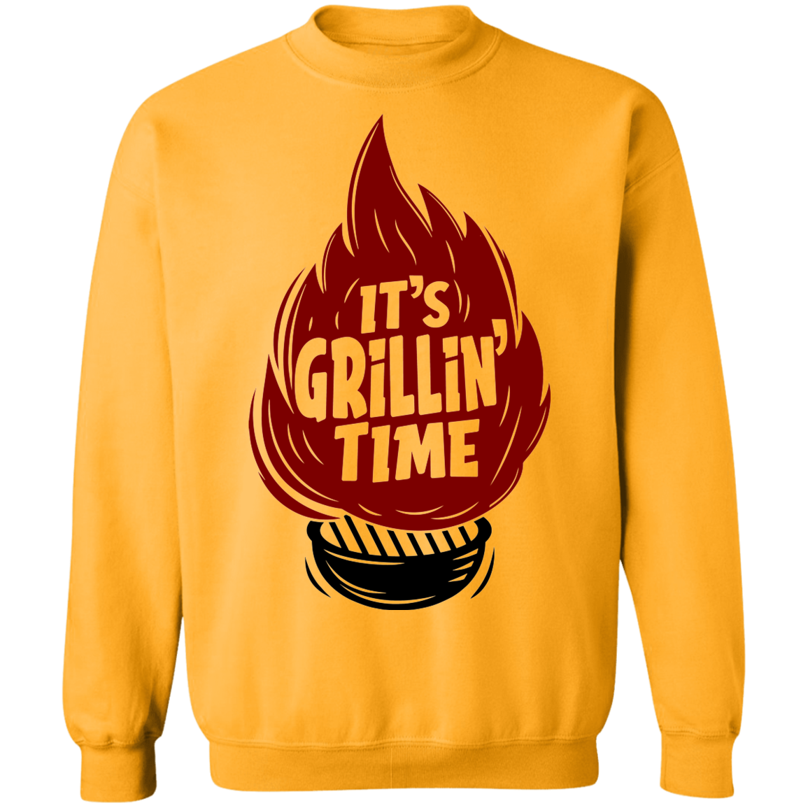 It's Grillin' Time BBQ Summer Crewneck Sweatshirt