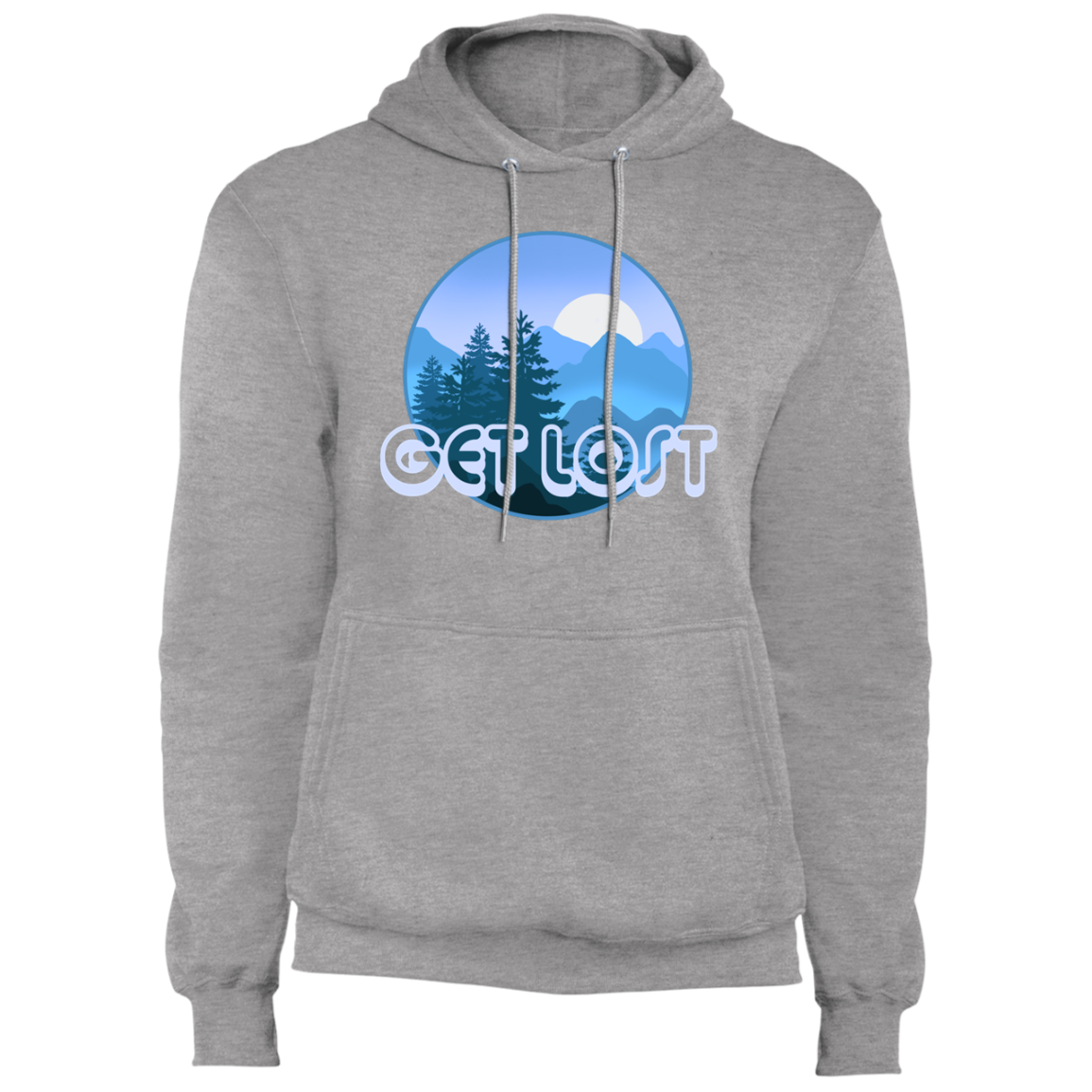 Get Lost in Nature Camping Premium Pullover Hoodie