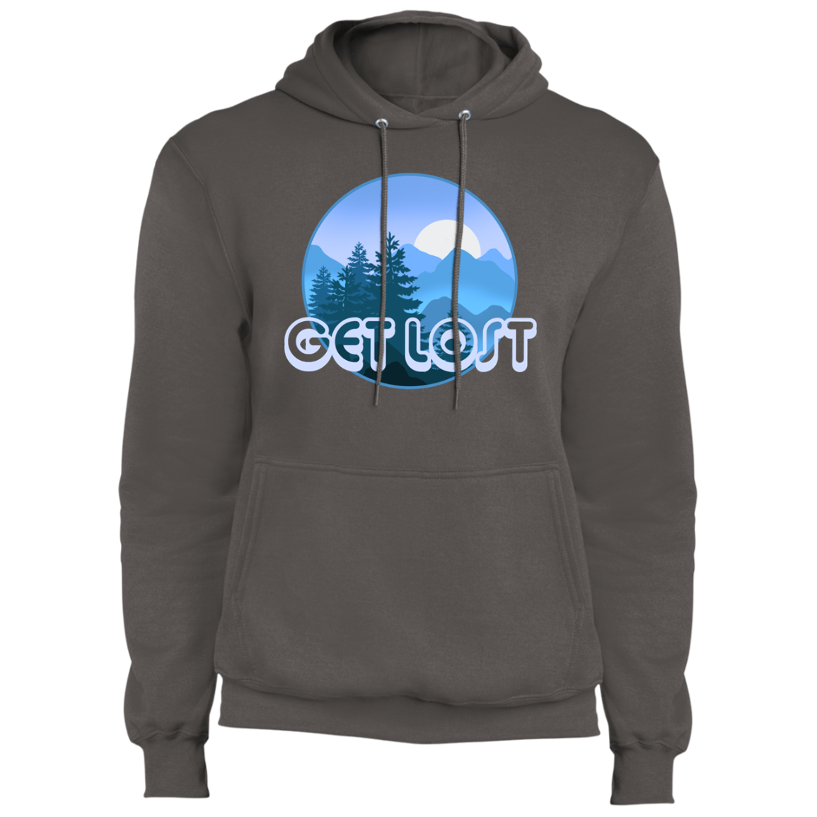 Get Lost in Nature Camping Premium Pullover Hoodie