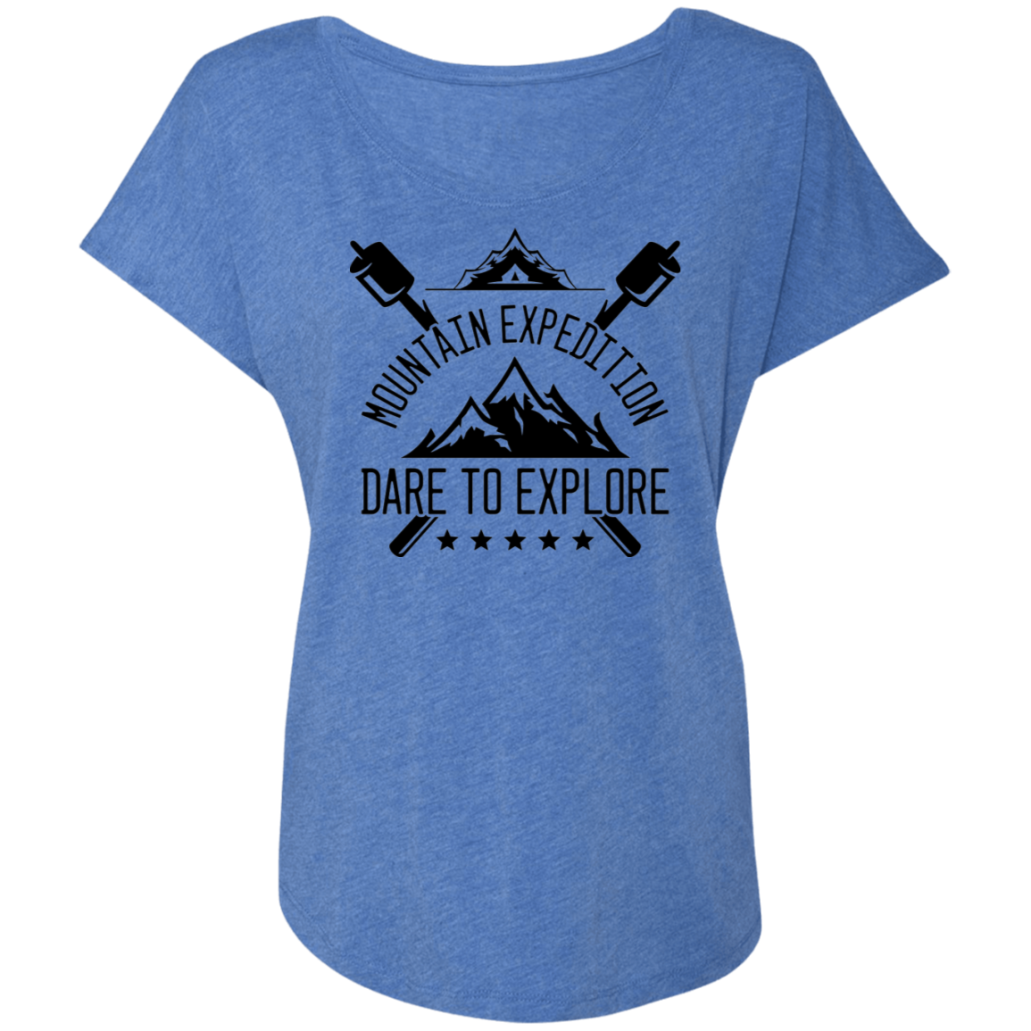 Mountain Expedition Dare To Explore Camping Women's Dolman Sleeve
