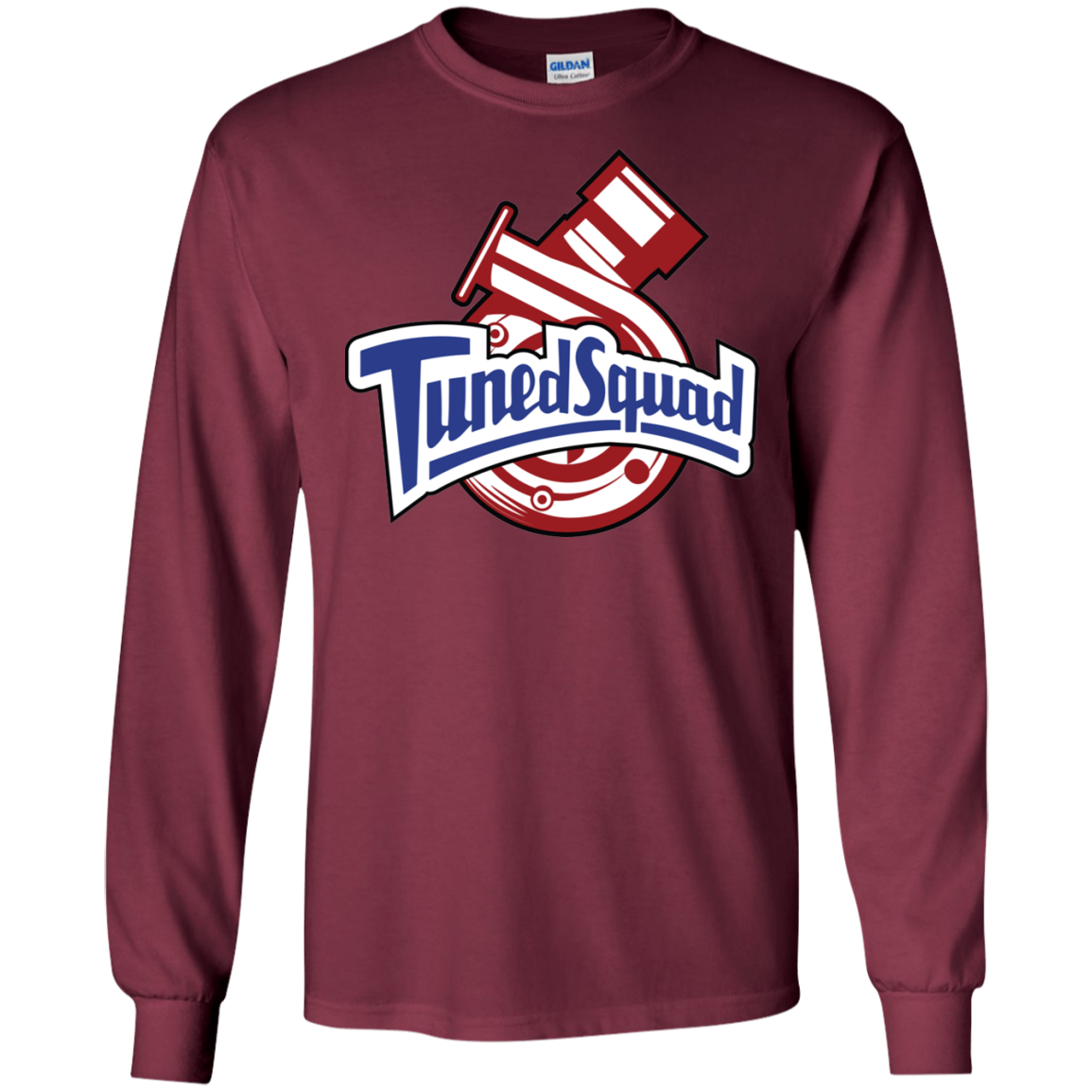 Tuned Squad 90's Style Boosted Turbo Long Sleeve T-Shirt