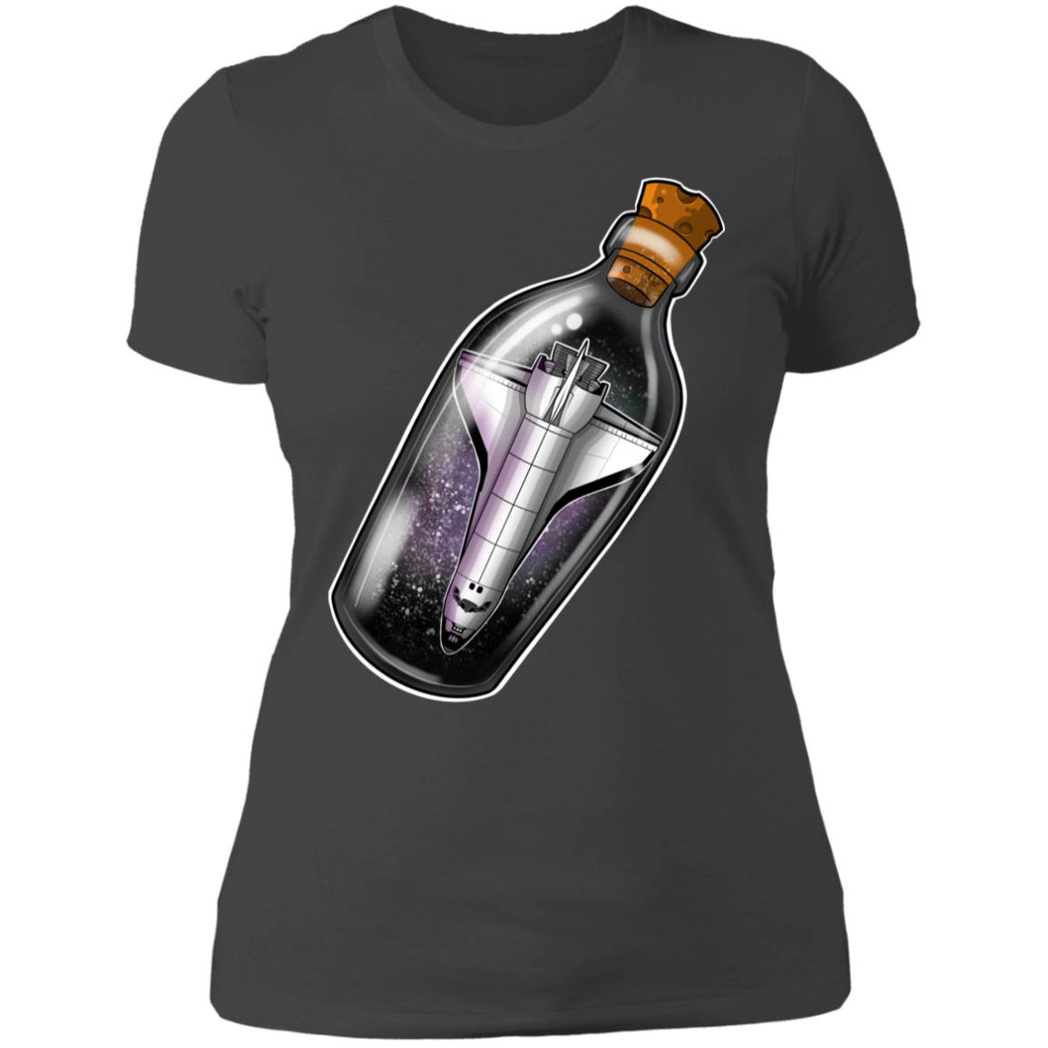 Spacecraft in a Bottle Spaceship Women's T-Shirt