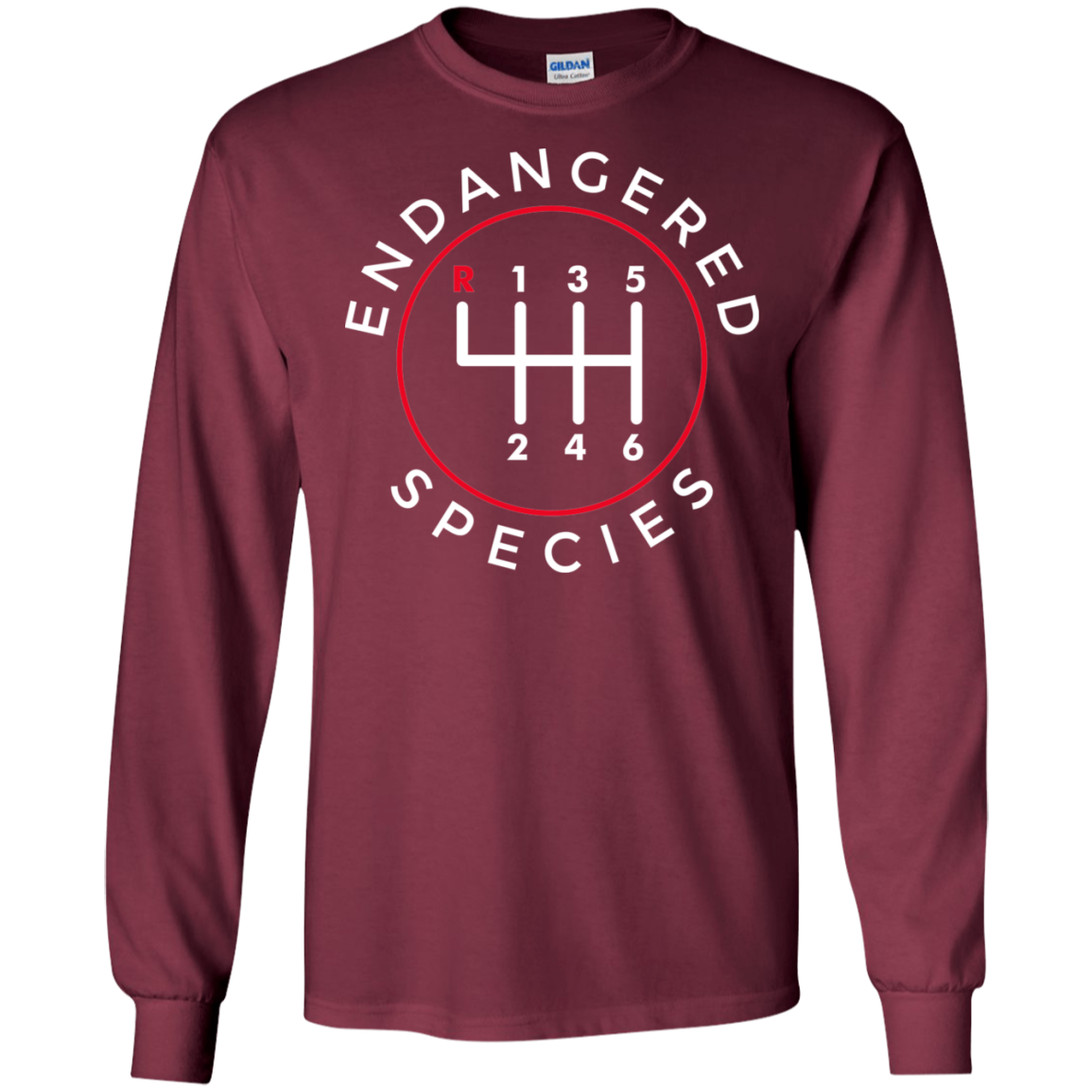 Endangered Species Manual Shift Stick Long Sleeve T-Shirt