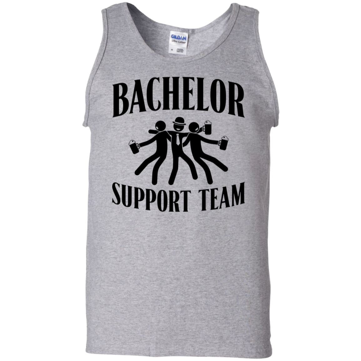 Bachelor Party Funny Support Team Tank Top