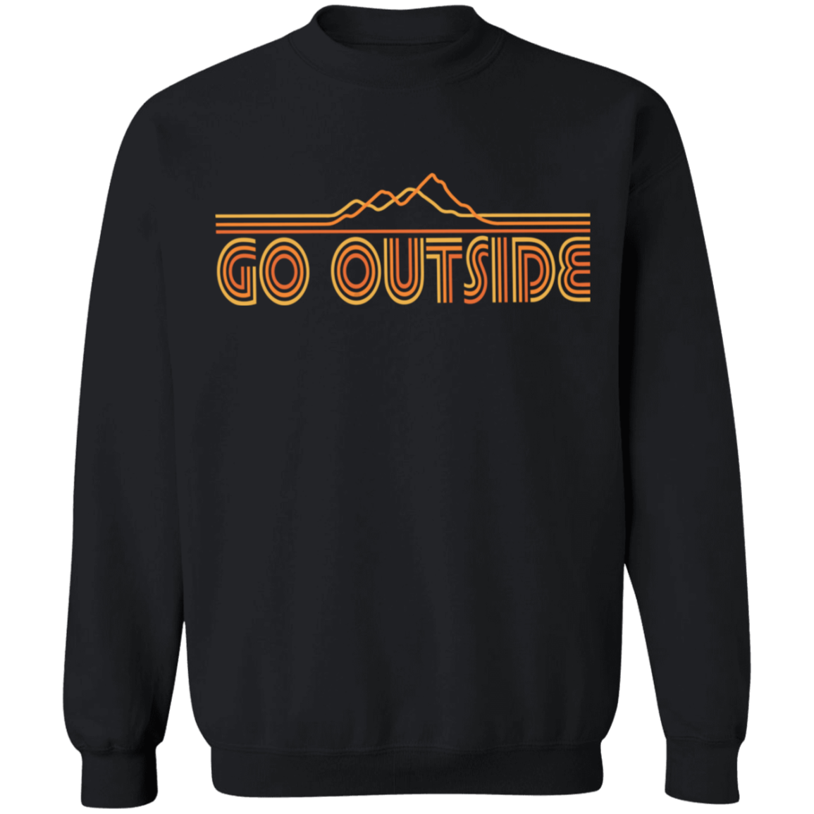 Go Outside Camping Nature Crewneck Sweatshirt