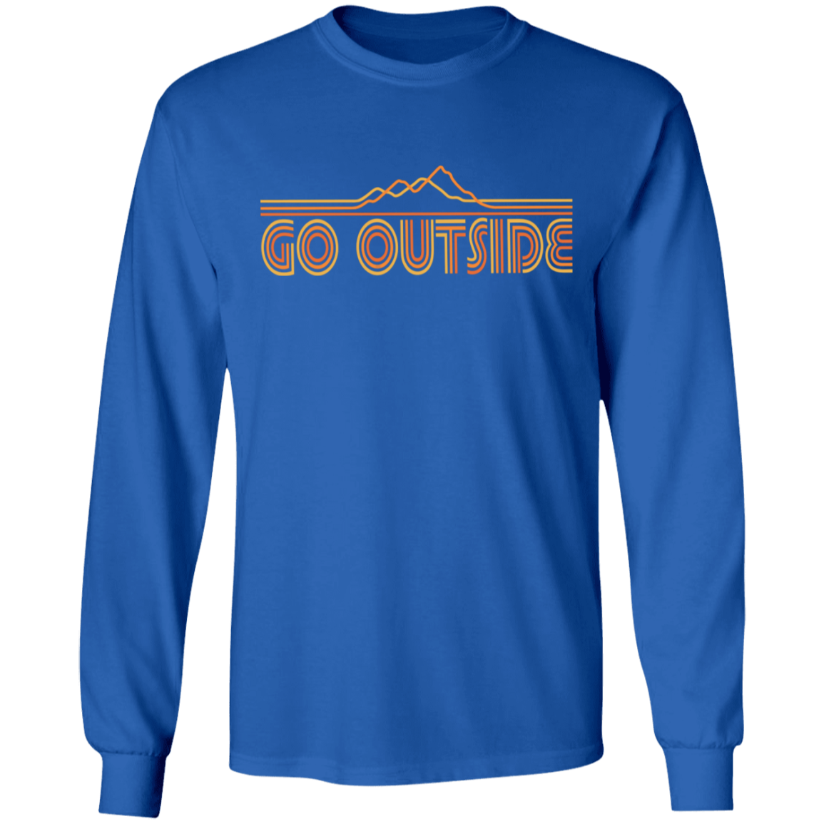 Go Outside Camping Nature Long Sleeve T-Shirt