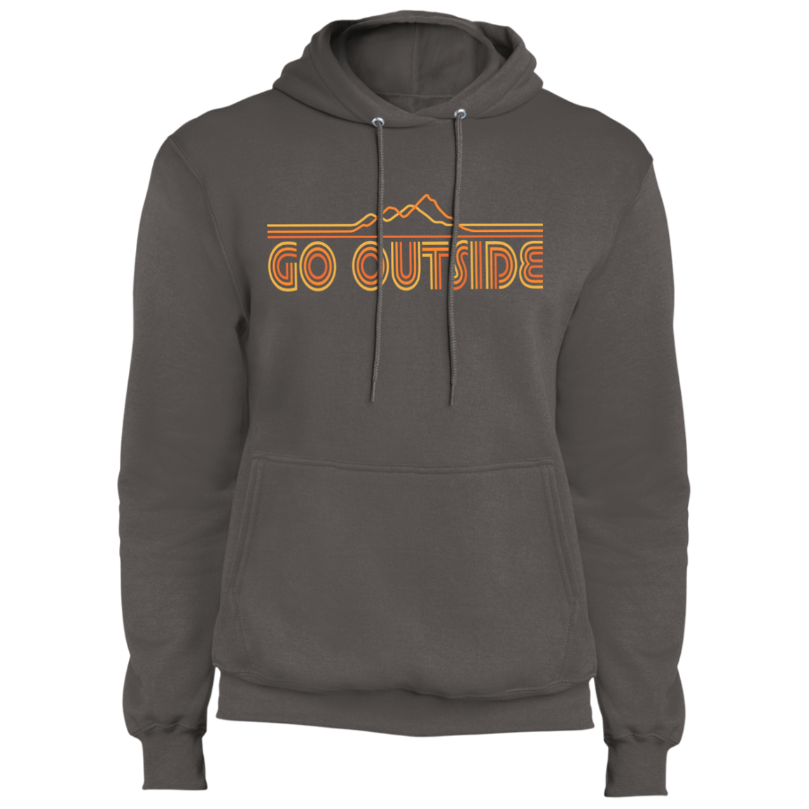 Go Outside Camping Nature Premium Pullover Hoodie