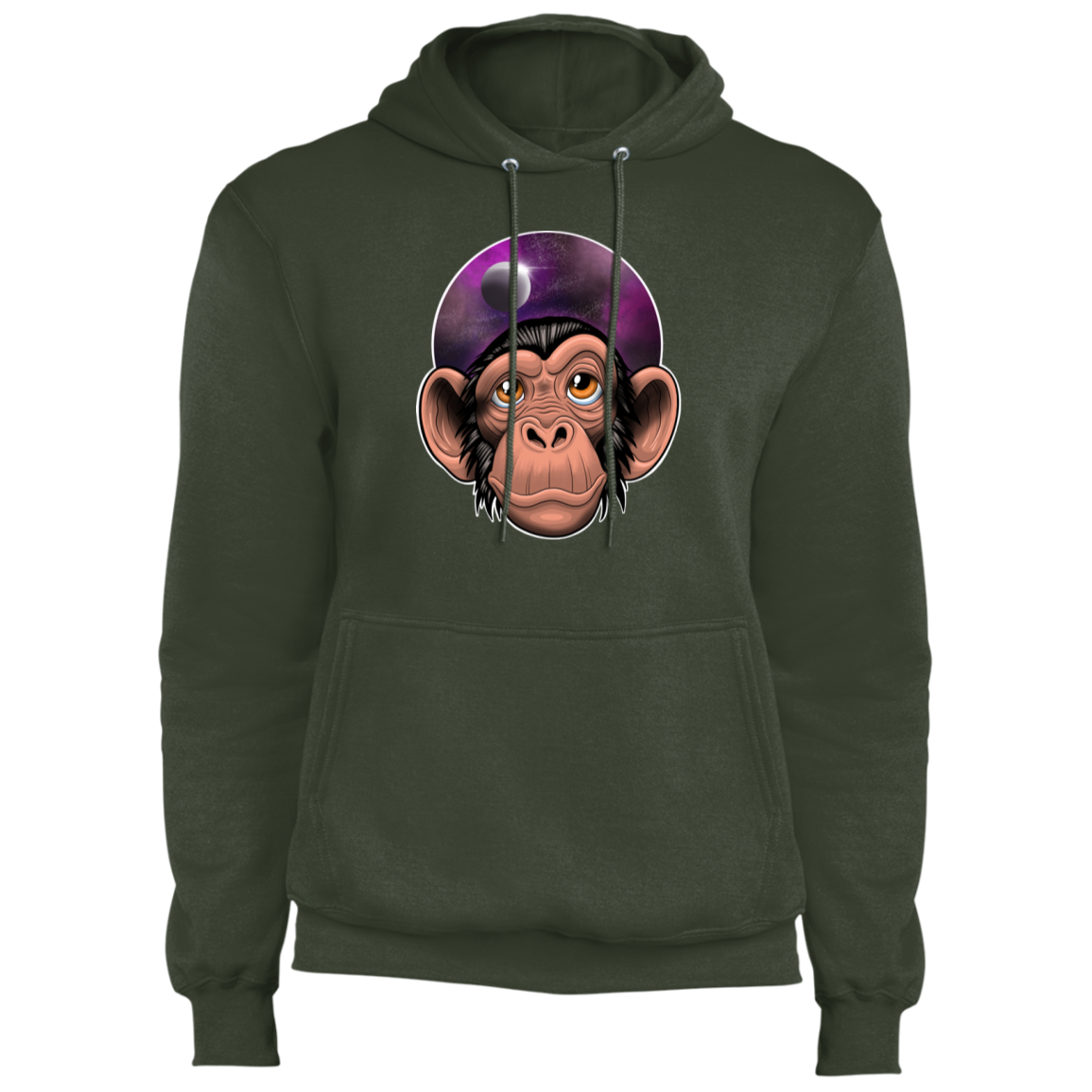 Space Chimp Astronaut Pullover Hoodie