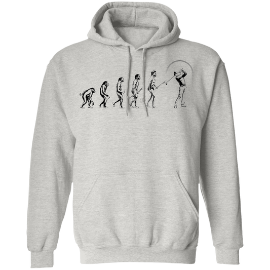 Evolution of Golfing Funny Golf Pullover Hoodie