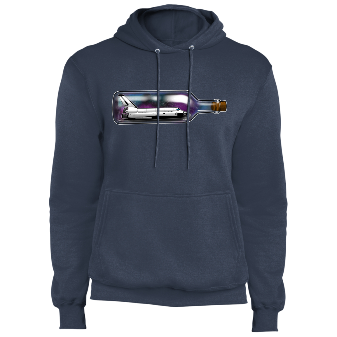 Spacecraft in a Bottle Spaceship Pullover Hoodie