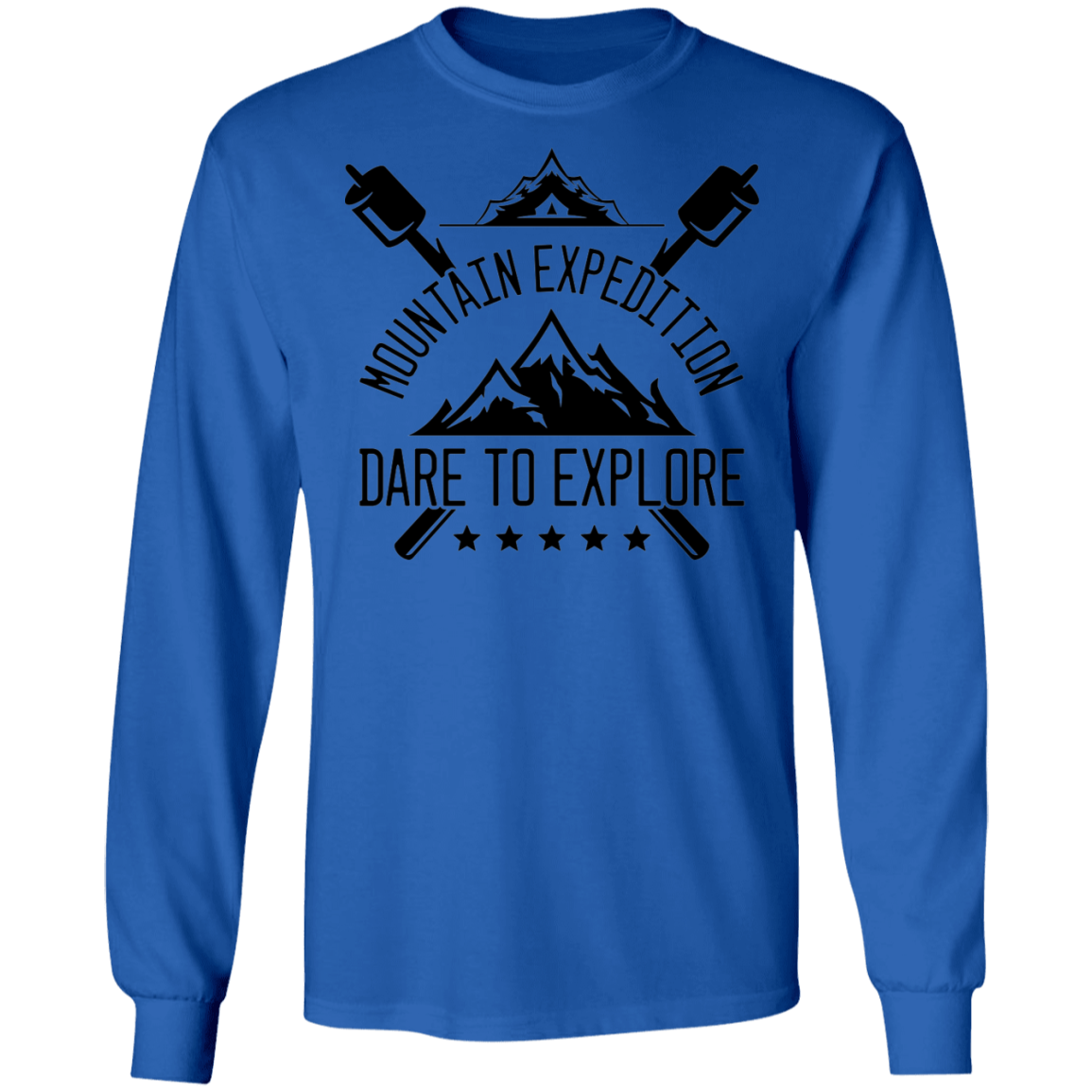 Mountain Expedition Dare To Explore Camping Long Sleeve T-Shirt