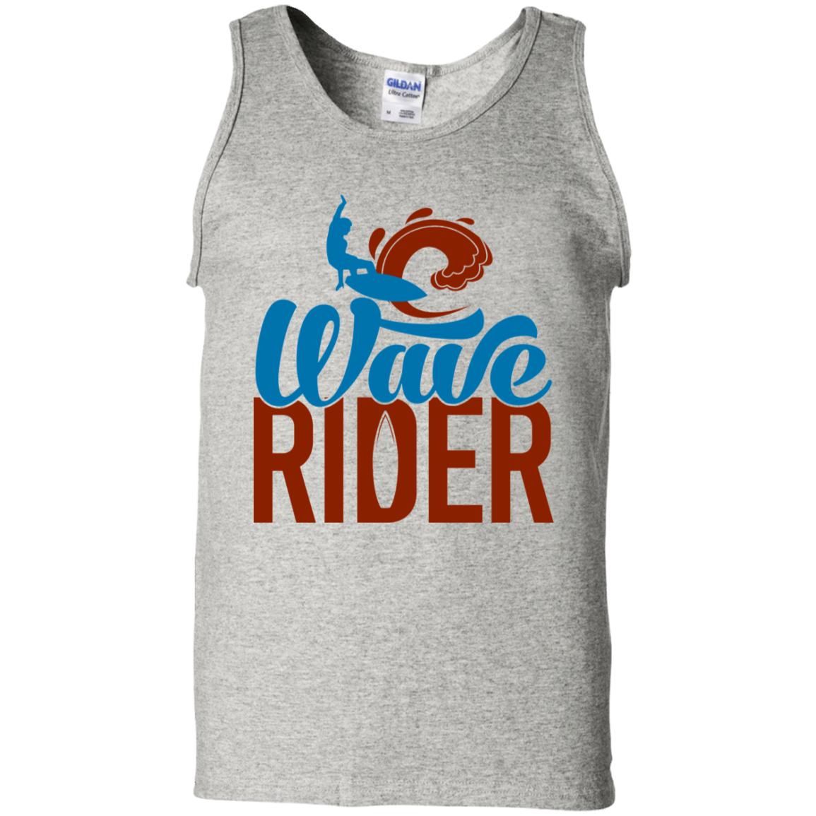 Wave Rider Surfing Beach Tank Top