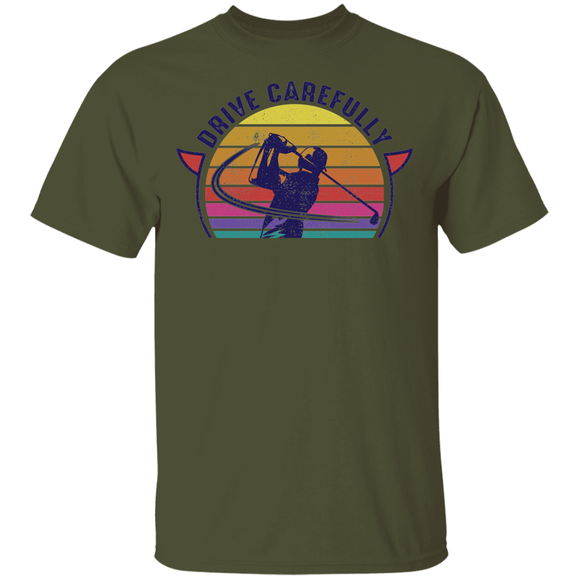 Drive Carefully Funny Golfing Golf T-Shirt