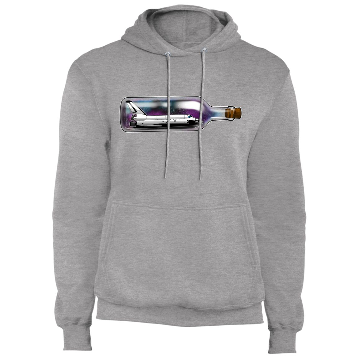 Spacecraft in a Bottle Spaceship Pullover Hoodie