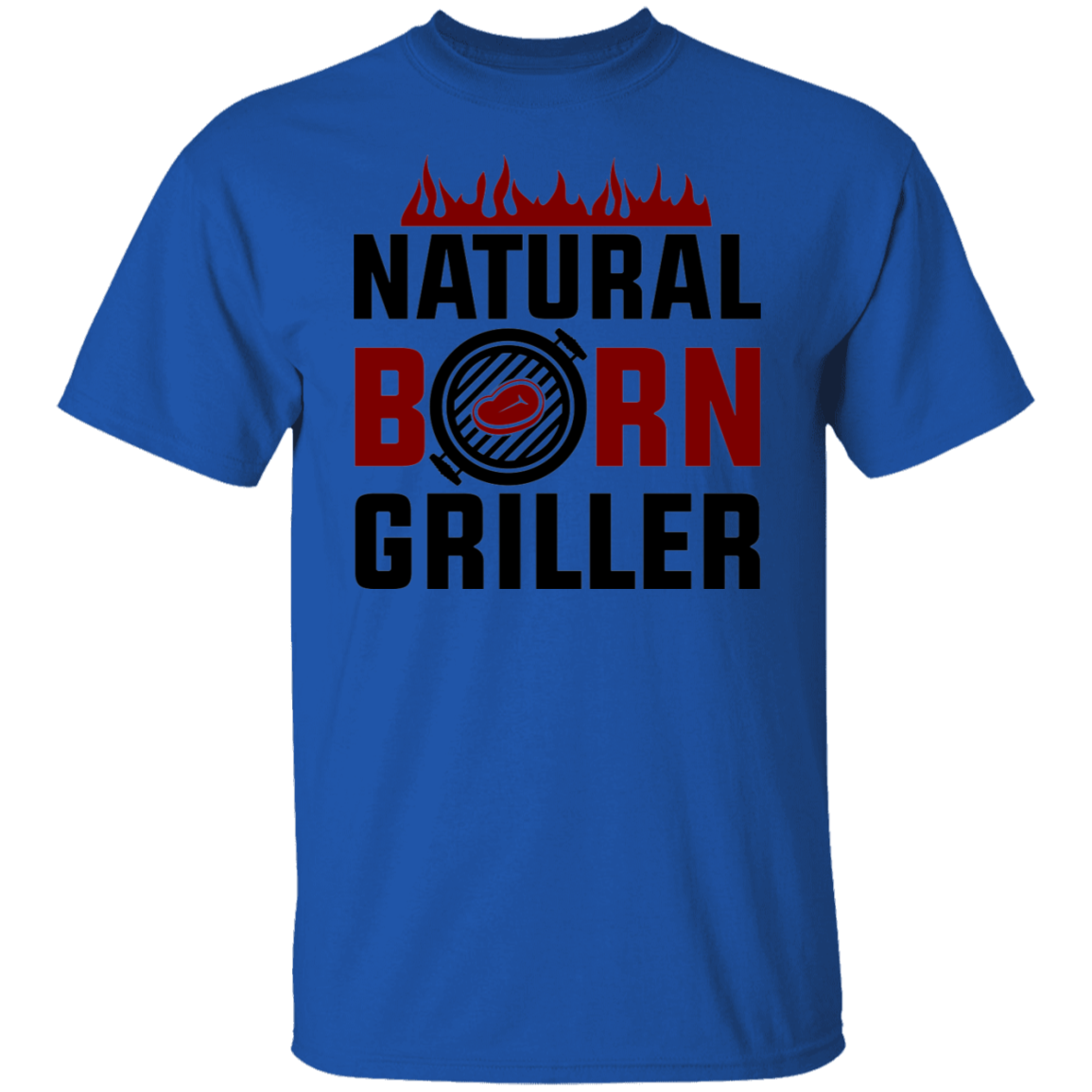 Natural Born Griller Funny BBQ T-Shirt