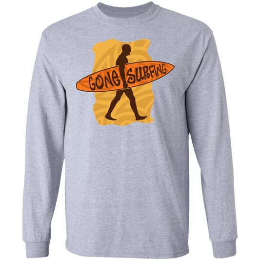 Gone Surfing Surfer Long Sleeve T-Shirt