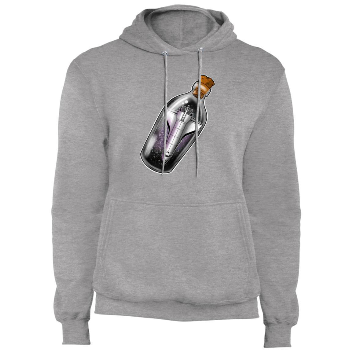 Spacecraft in a Bottle Spaceship Pullover Hoodie
