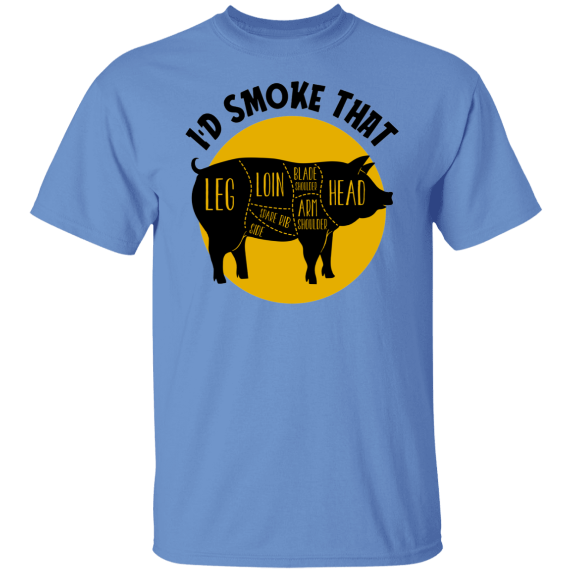 I'd Smoke That Pork BBQ Grilling T-Shirt
