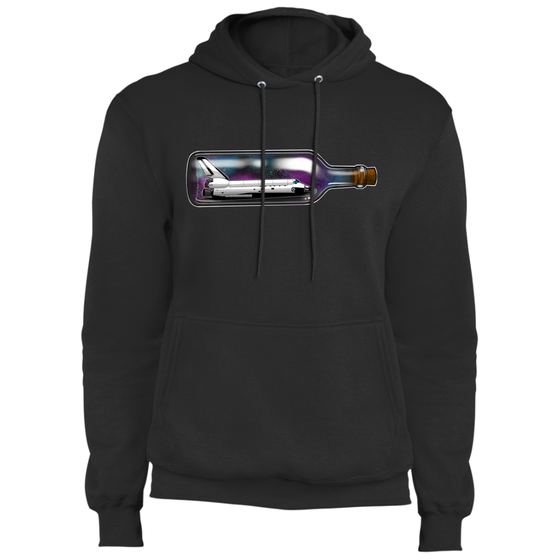 Spacecraft in a Bottle Spaceship Pullover Hoodie