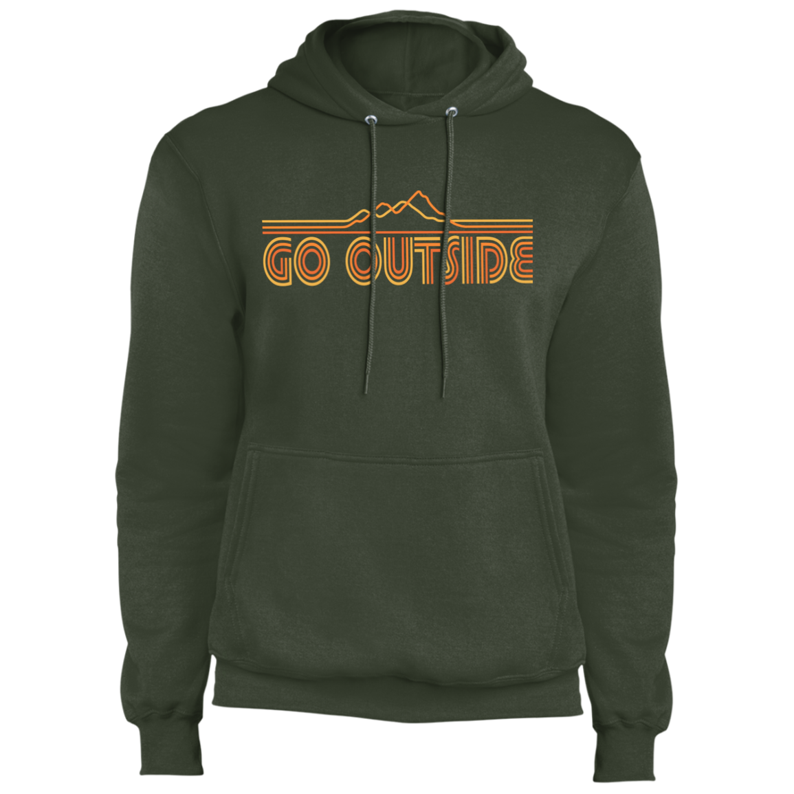 Go Outside Camping Nature Premium Pullover Hoodie