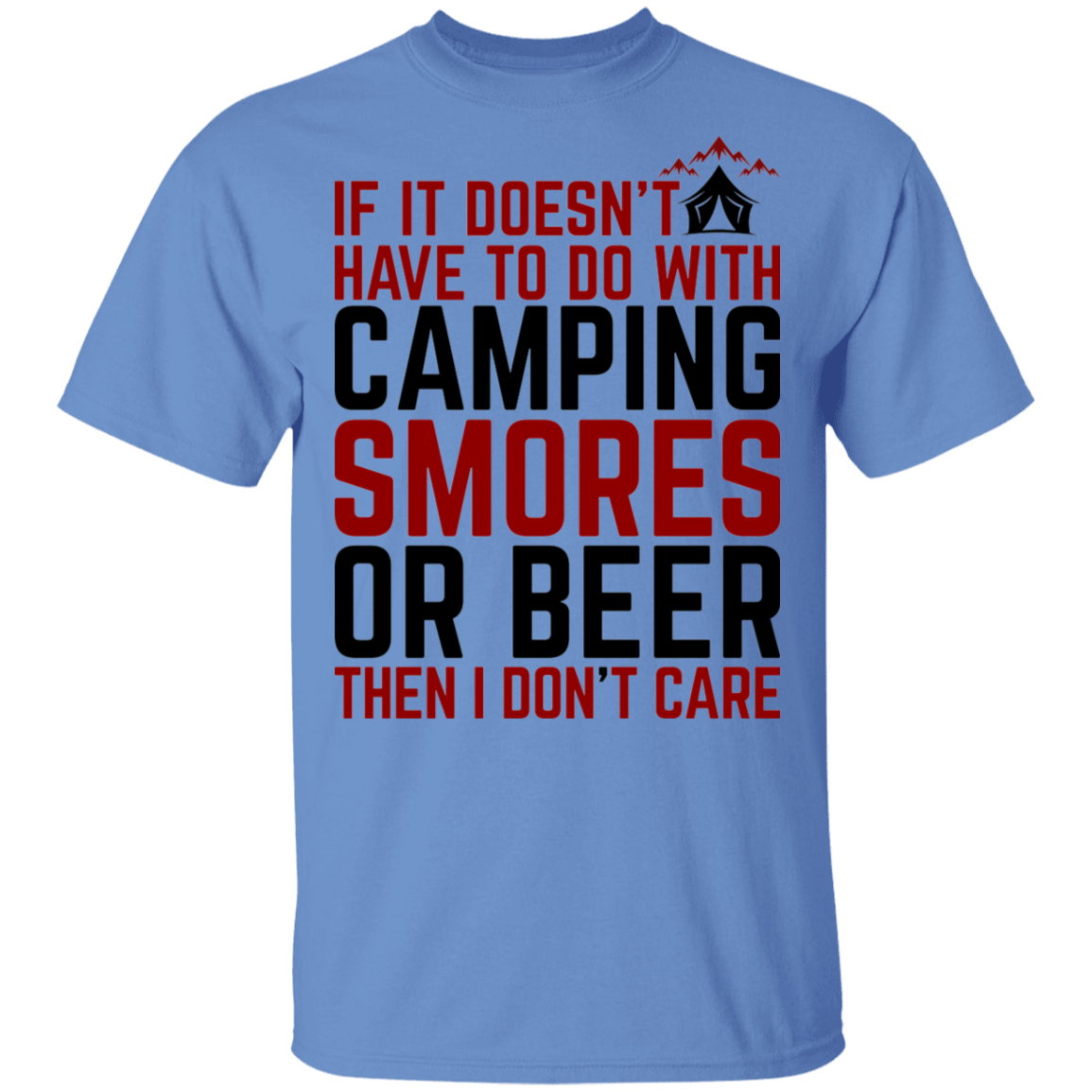 Camping Smores or Beer Funny T-Shirt