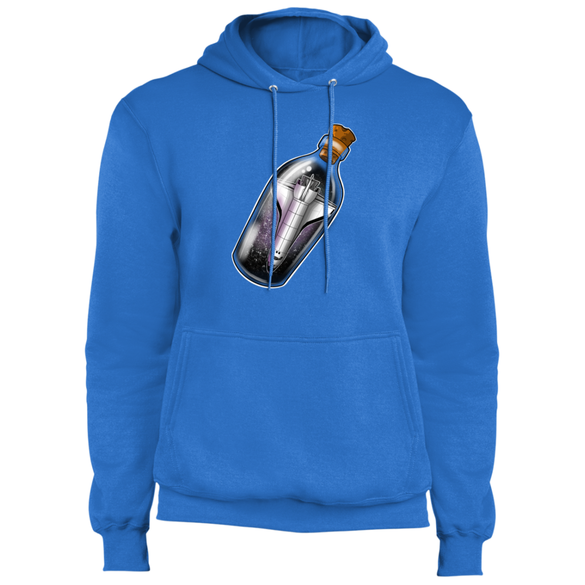 Spacecraft in a Bottle Spaceship Pullover Hoodie