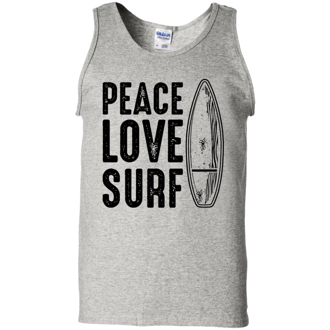 Peace Love Surf Beach Tank Top