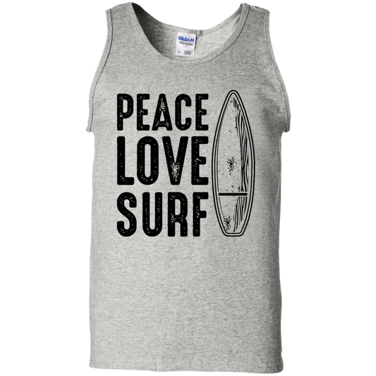 Peace Love Surf Beach Tank Top