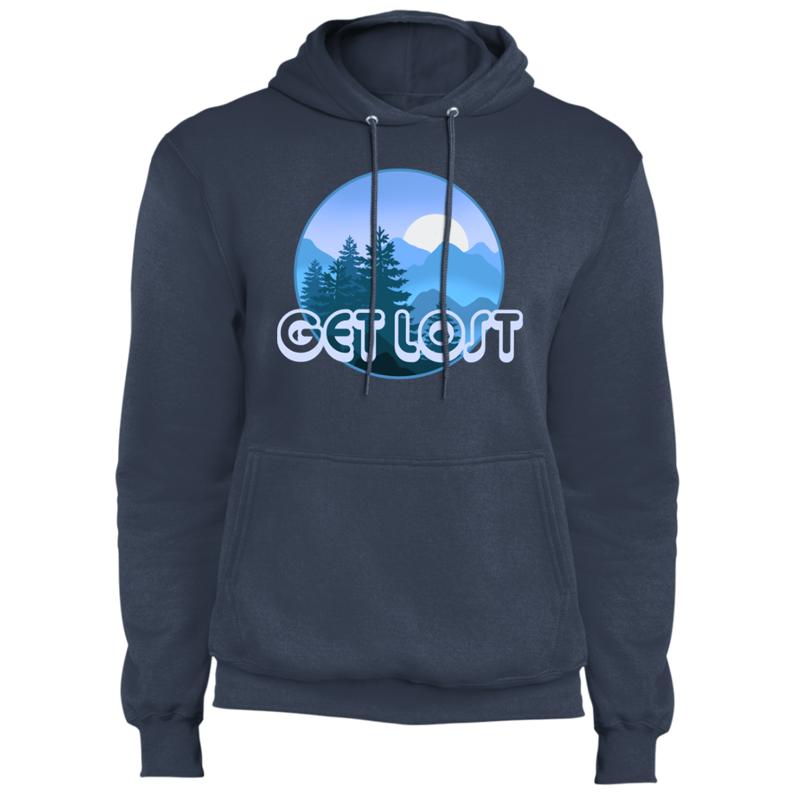 Get Lost in Nature Camping Premium Pullover Hoodie