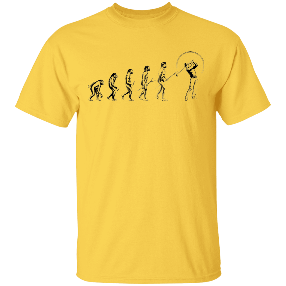 Evolution of Golfing Funny Golf T-Shirt