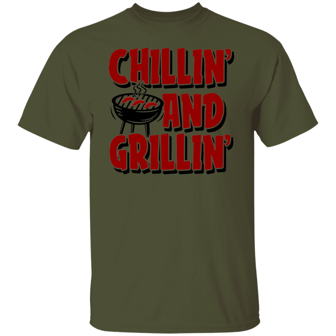 Chillin' and Grillin' BBQ  T-Shirt