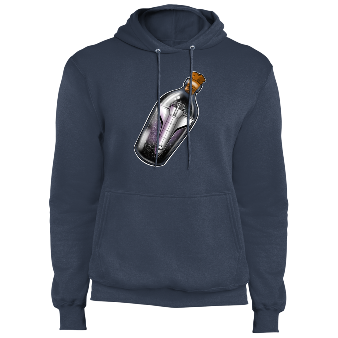 Spacecraft in a Bottle Spaceship Pullover Hoodie