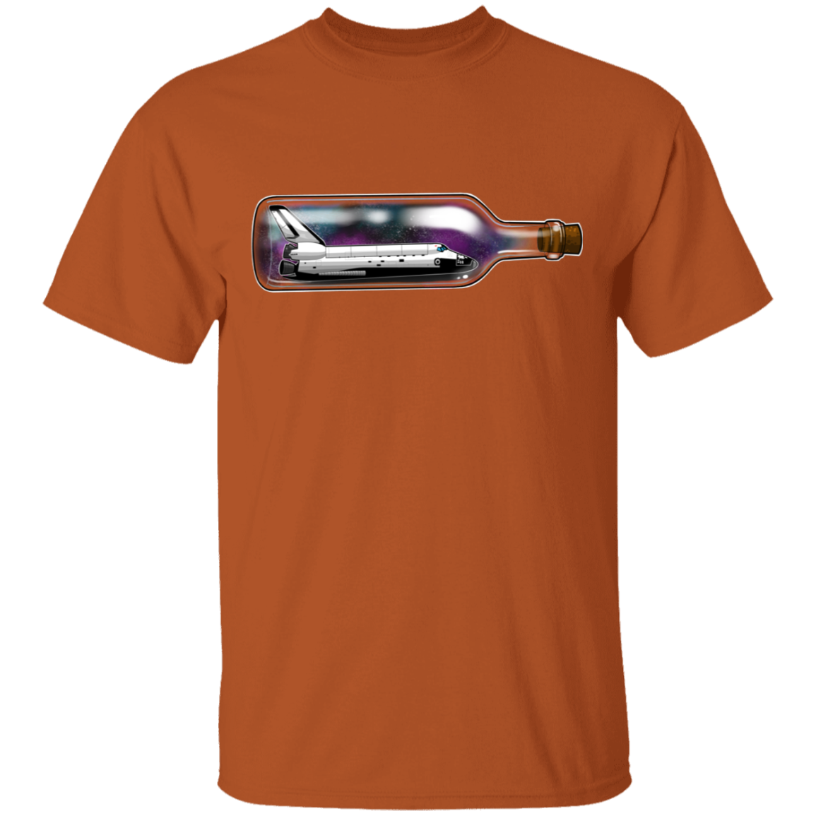 Spacecraft in a Bottle Spaceship T-Shirt