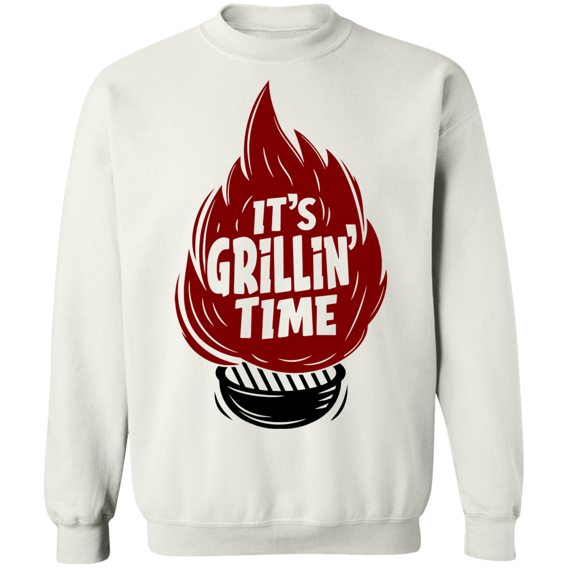 It's Grillin' Time BBQ Summer Crewneck Sweatshirt