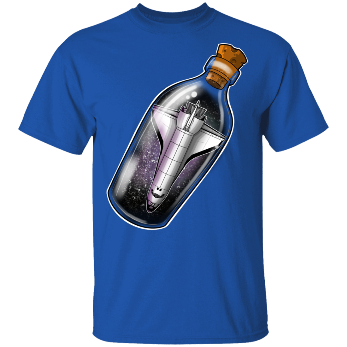 Spacecraft in a Bottle Spaceship T-Shirt