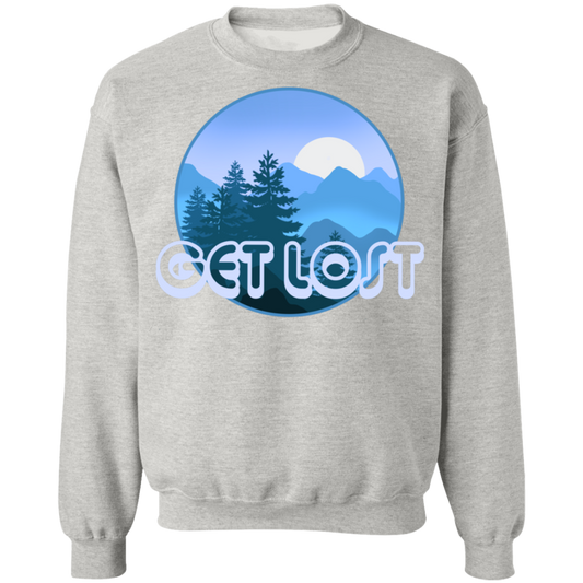 Get Lost in Nature Camping Crewneck Sweatshirt