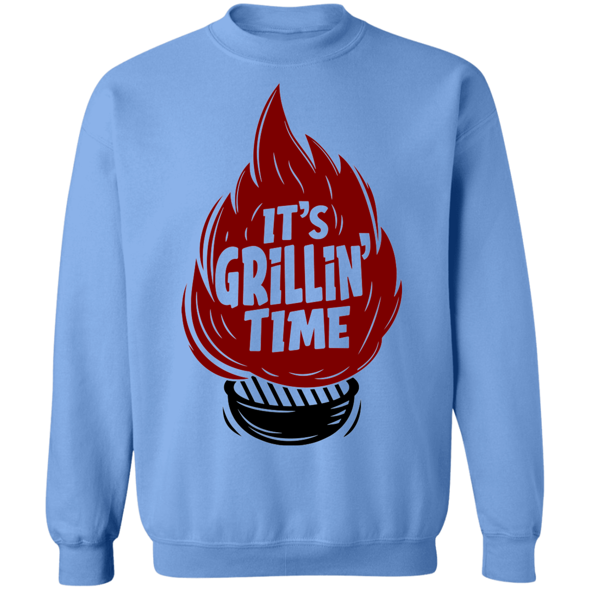 It's Grillin' Time BBQ Summer Crewneck Sweatshirt