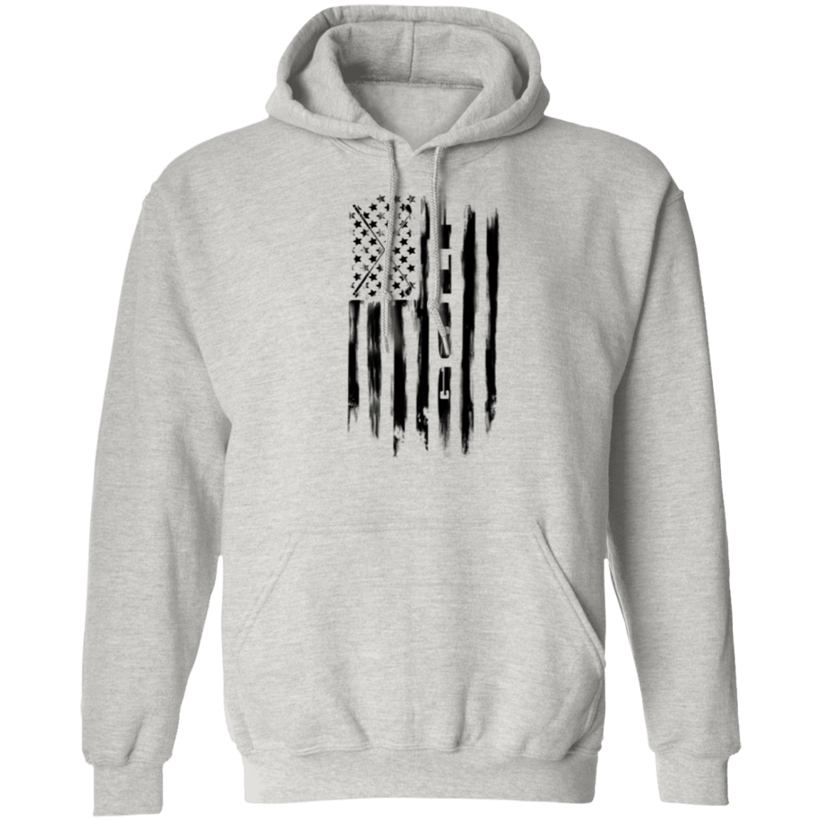 Golf Golfing American Flag Pullover Hoodie