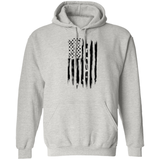 Golf Golfing American Flag Pullover Hoodie