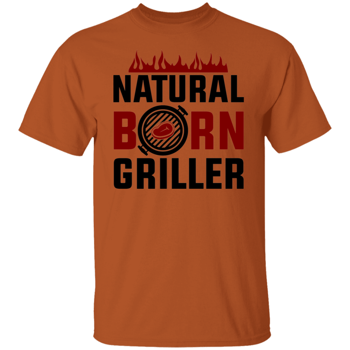 Natural Born Griller Funny BBQ T-Shirt