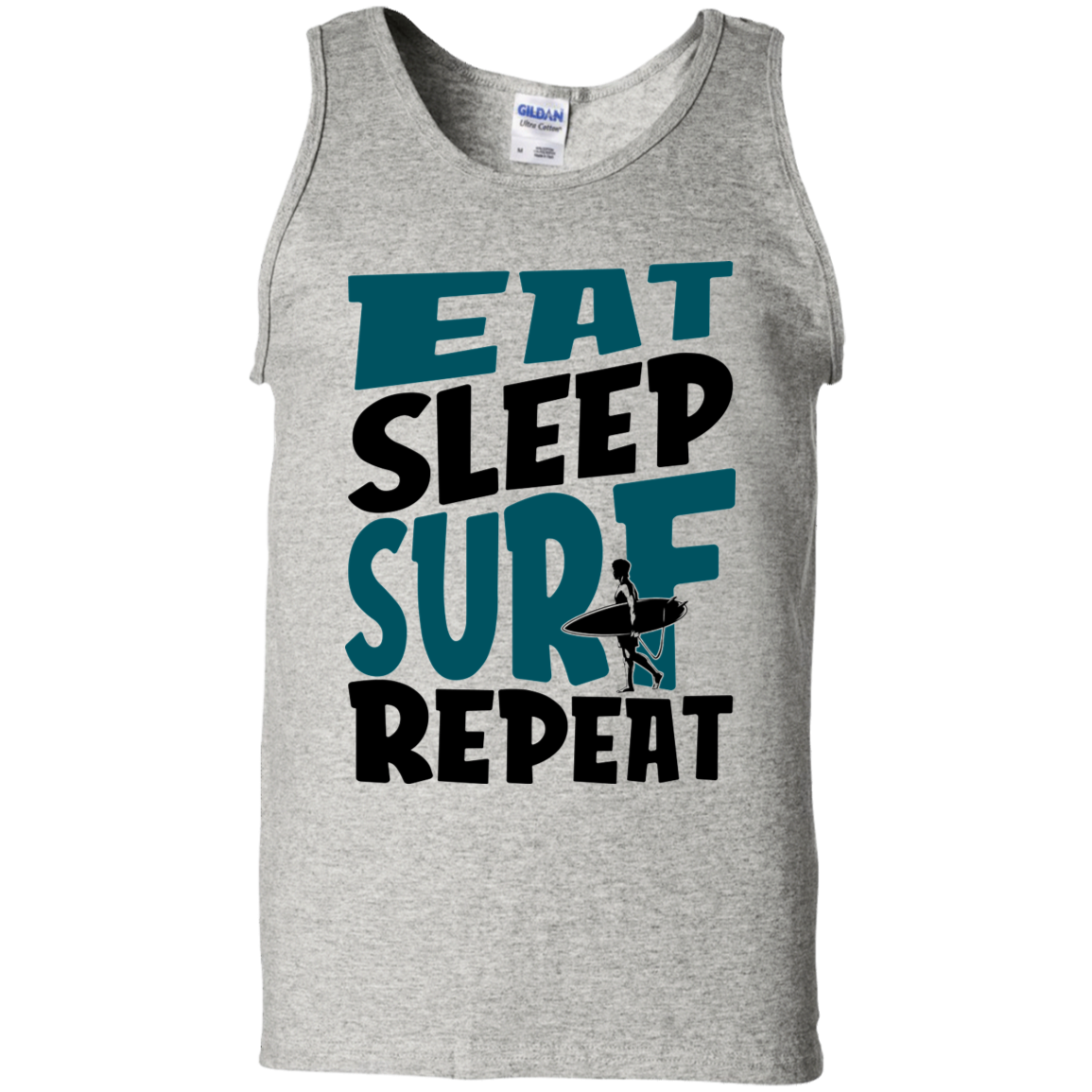 Eat Sleep Surf Repeat Surfing Tank Top