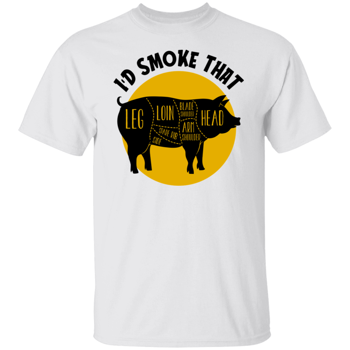 I'd Smoke That Pork BBQ Grilling T-Shirt