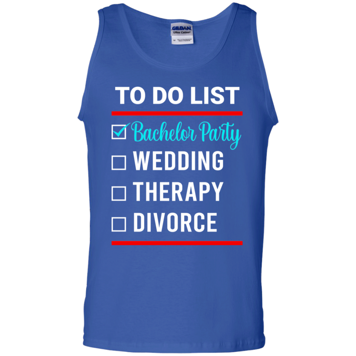 Bachelor Party Wedding Funny Tank Top